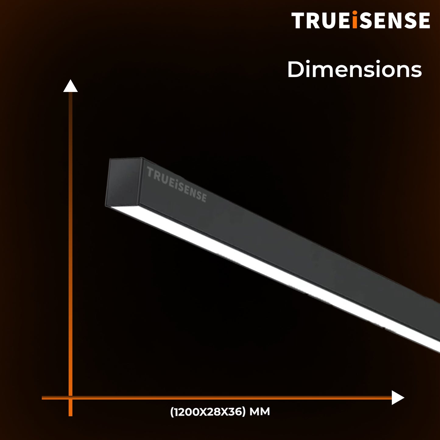 Motion Sensor Linear Light | 40W Auto On/Off Linear Light