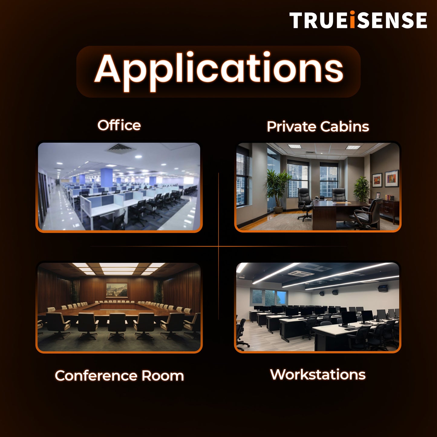 TRUEiSENSE | OCT Master Pro | Real Presence Sensor | Micro Motion Detector | Auto On/Off | Real Humen Presence | Real Presence Detection | Presence Technology