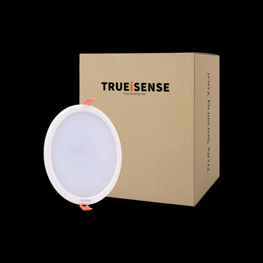TRUEiSENSE | OCT VELA | Radar Presence Sensor | Round Surface Light | LED Panel Light | Presence Sensor | Auto Detection | Radar Sensor | Round Surface Panel Light