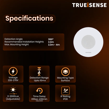 TRUEiSENSE OCT DELTA | 360° Ultra-Precision True Presence Sensor