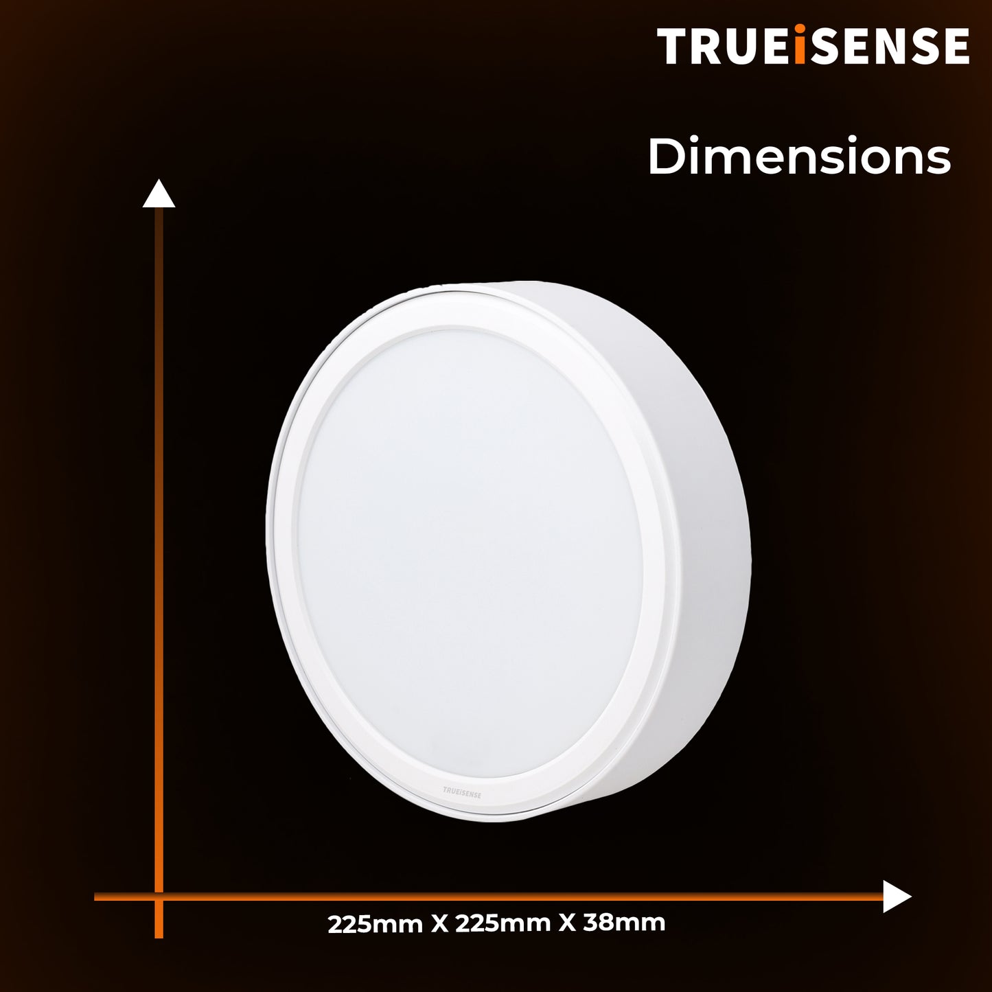 TRUEiSENSE OCT-XVELA S | 12W Intelligent Surface Down Light