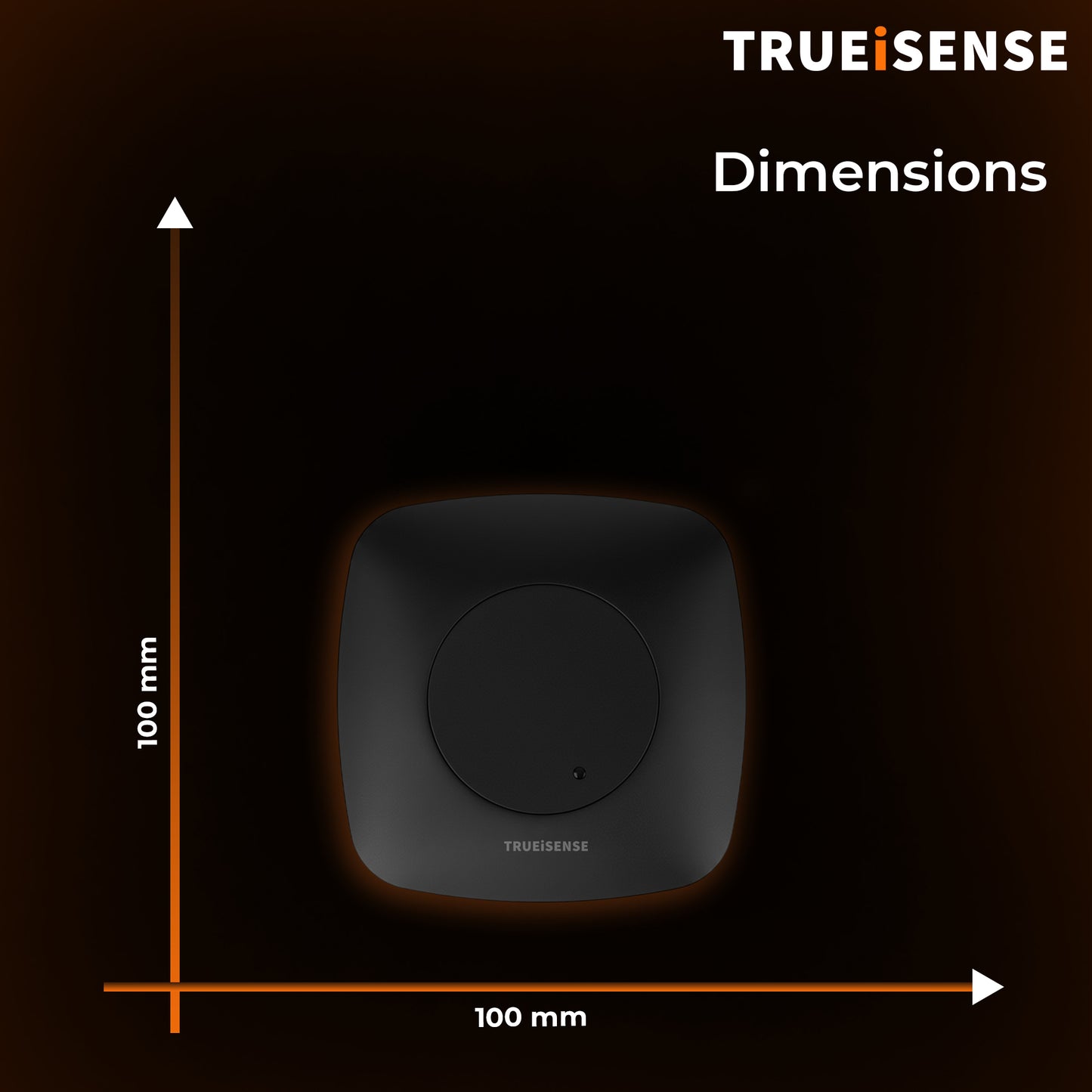TRUEiSENSE | True Presence Sensors | 24 Ghz Frequency | Crux Detector | Presence Sensor | Auto On/Off | 24 GHz Frequency | IP20 | Detection Angle 360° | Detection Minor Motion-3m