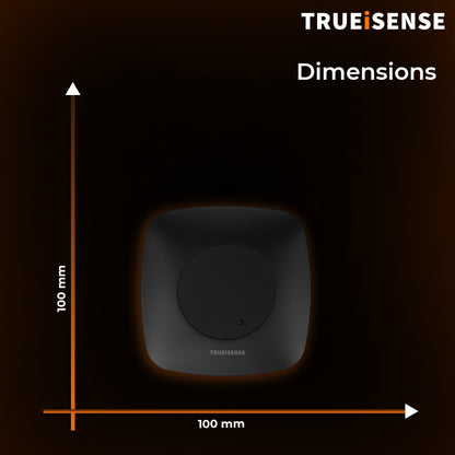 TRUEiSENSE | True Presence Sensors | 24 Ghz Frequency | Crux Detector | Presence Sensor | Auto On/Off | 24 GHz Frequency | IP20 | Detection Angle 360° | Detection Minor Motion-3m