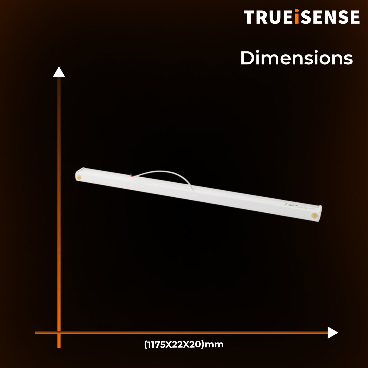 TRUEiSENSE OCT-XNEU | 20W Intelligent Presence Sensor LED Batten