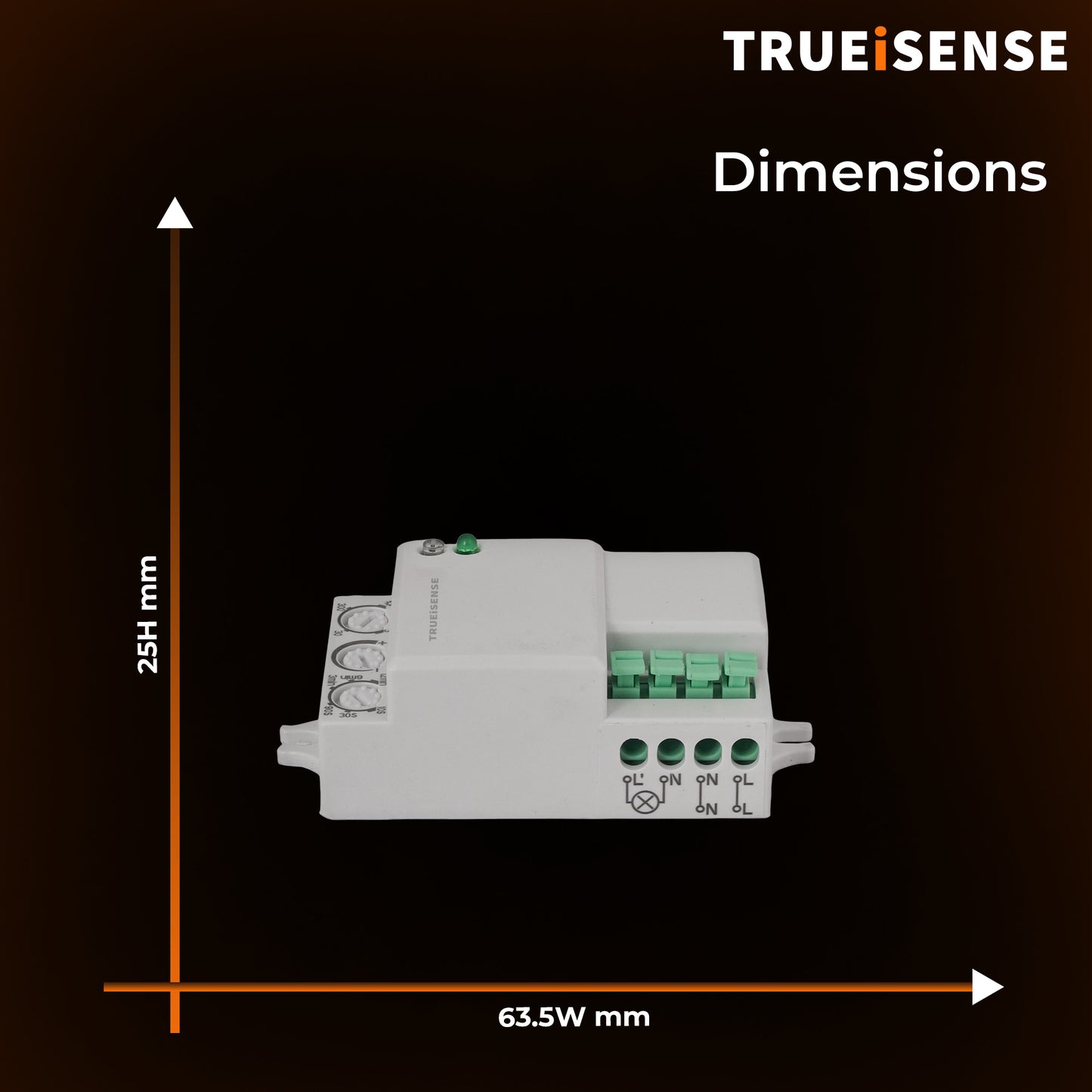 TRUEiSENSE OCT MAX | 5.8 GHz High-Precision Micro-Motion Sensor