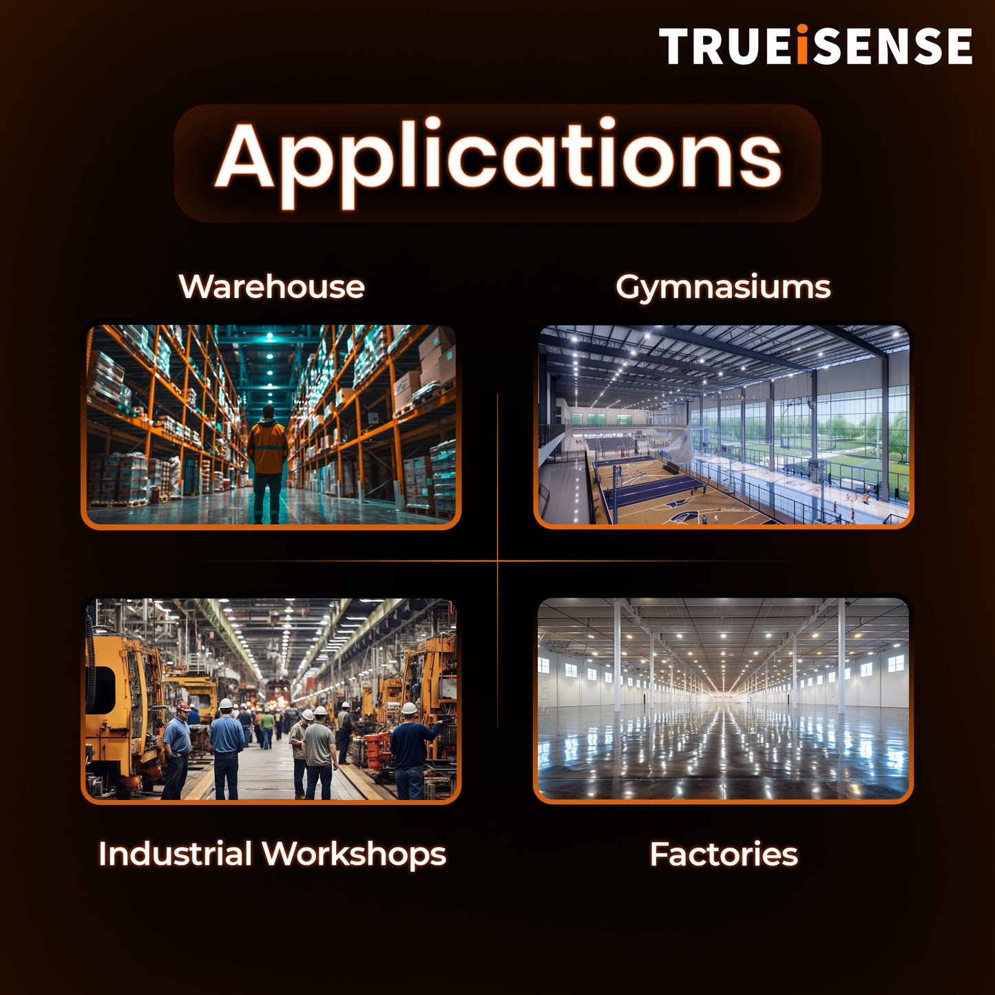TRUEiSENSE OCT-XLURA | 100W Intelligent Presence-Sensing High Bay
