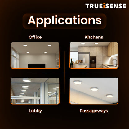 TRUEiSENSE OCT-XVELA S | 12W Intelligent Surface Down Light