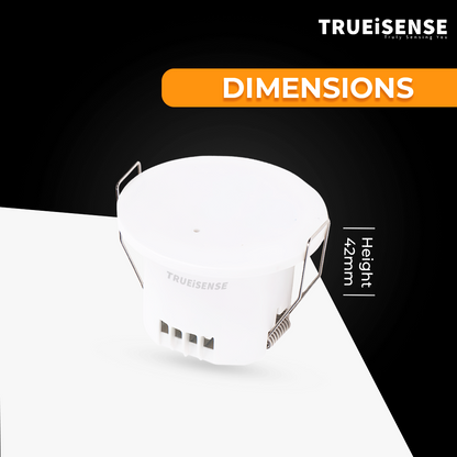- True Presence Sensor
- 24GHz radar occupancy sensor
- Human presence detection sensor
- Compact motion sensor
- Smart building automation sensor
- Energy-saving occupancy sensor
- Millimeter wave radar sensor
- FMCW radar sensor
- Ceiling mount motion sensor
- Advanced presence detection device
