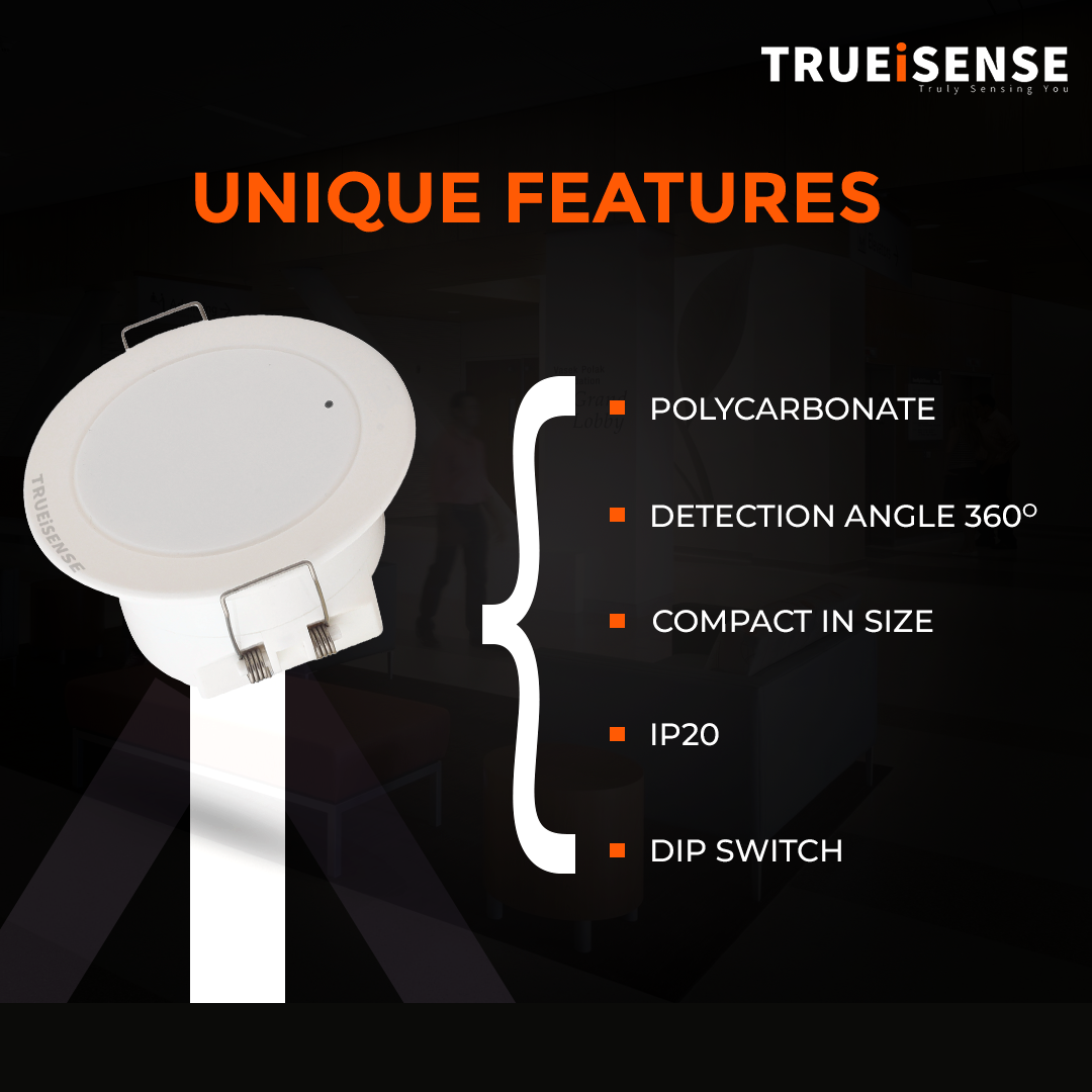 TRUEiSENSE | Wave Detector | True Presence Sensors | 24 Ghz Frequency
