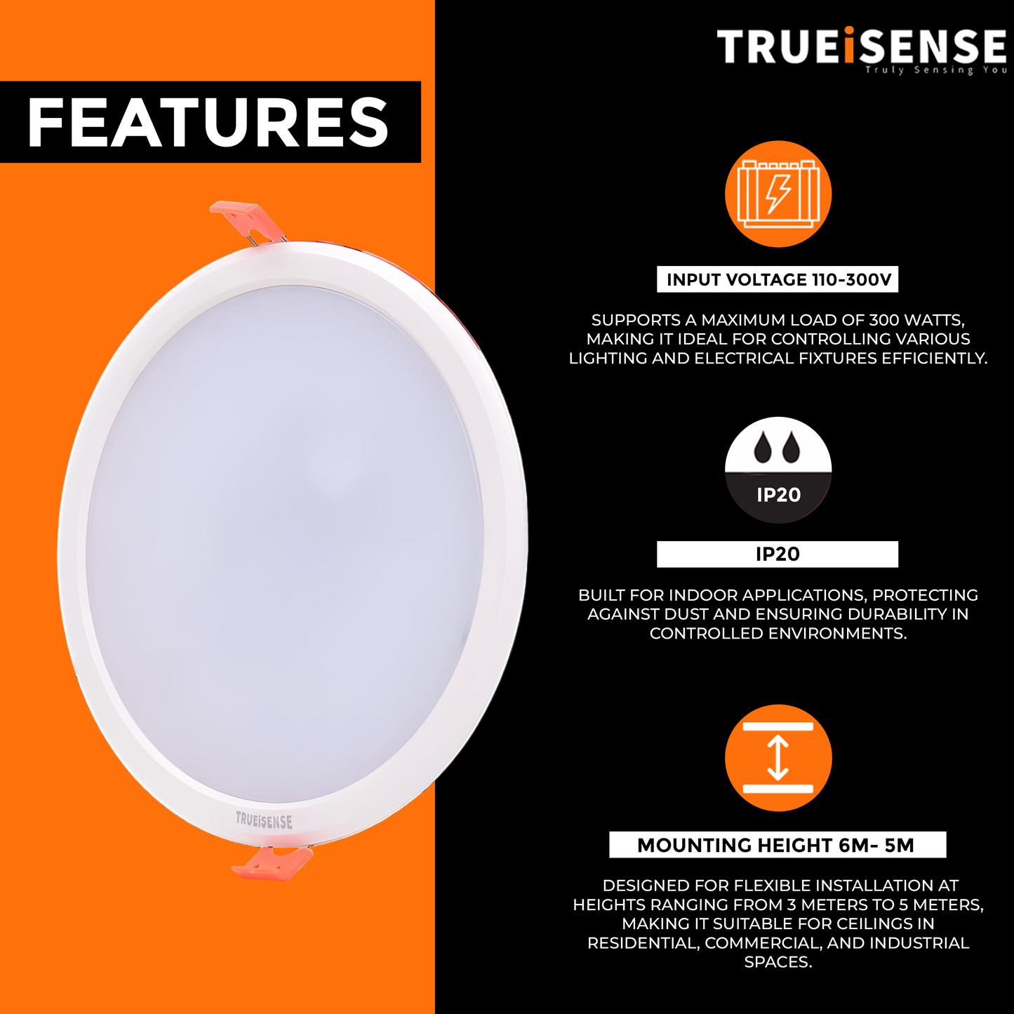 presence sensor panel light, true presence panel light, motion sensor panel light, reall presence sensor, true presence sensor, motion sensor, motion sensor light